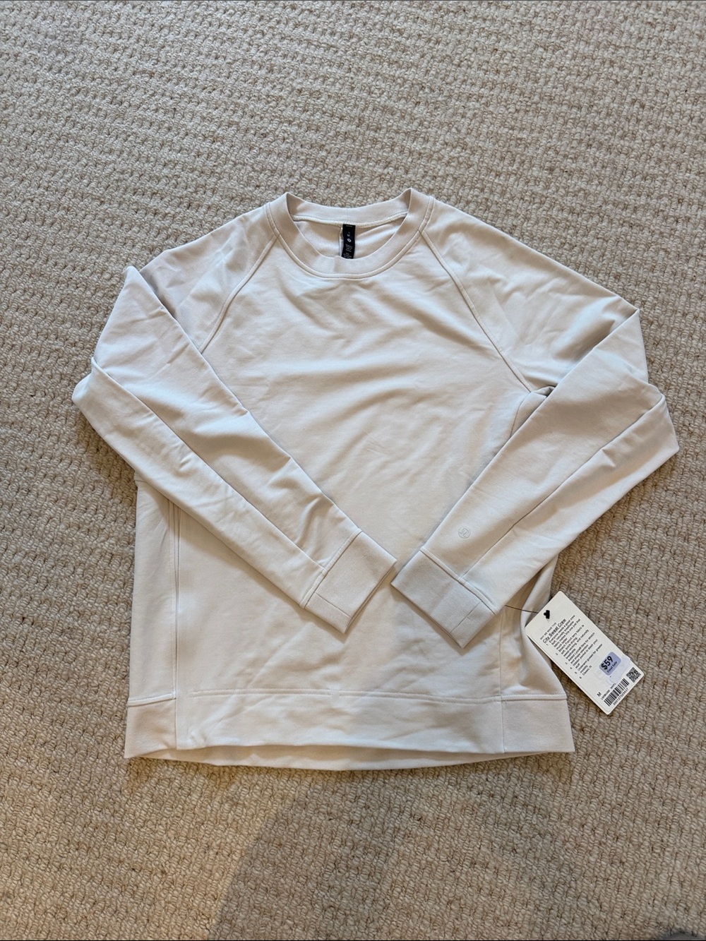 lululemon athletica Men's Crewneck Sweatshirt in Light Tan